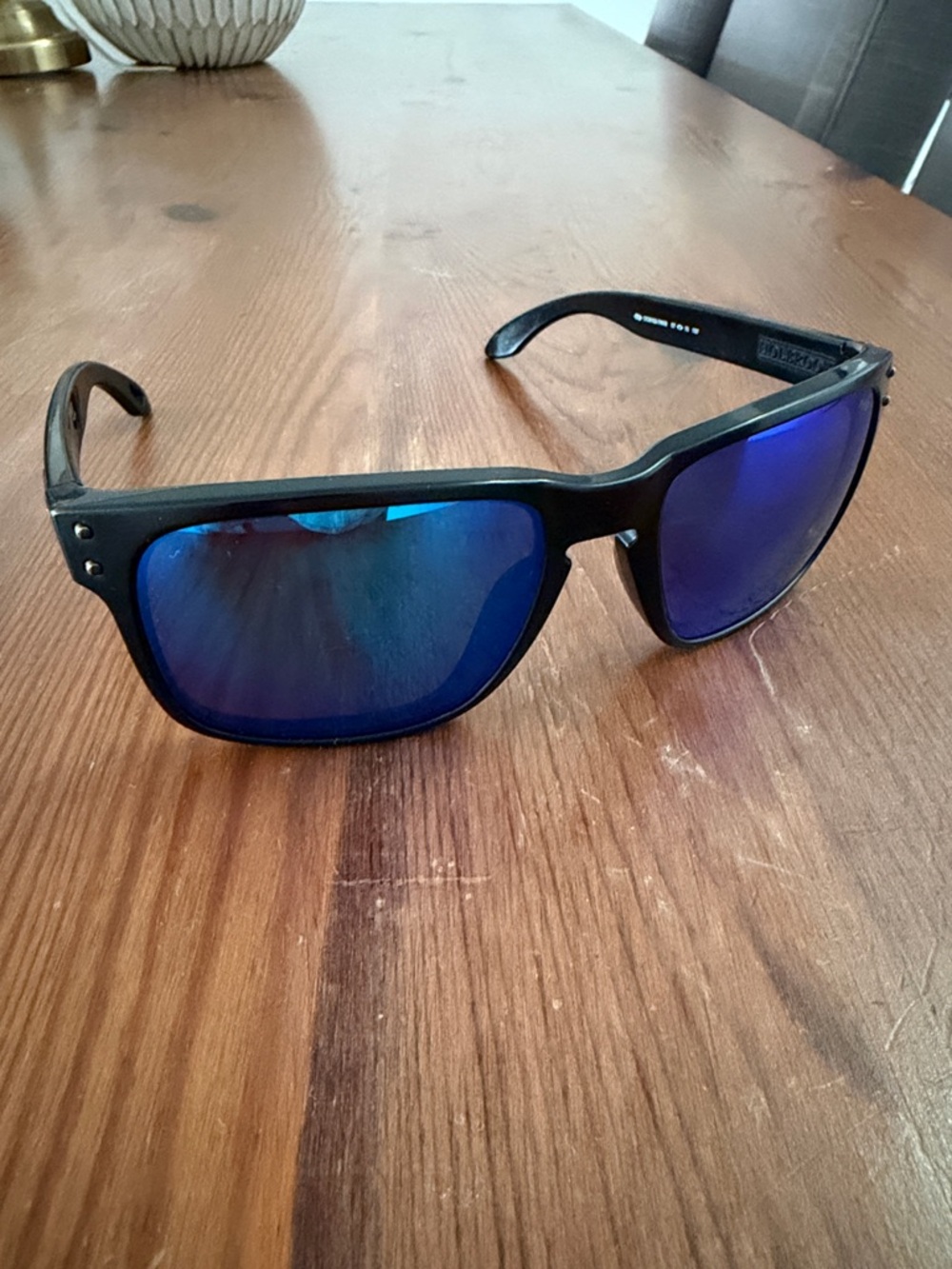 Oakley Holbrook Frame Sunglasses w/ Blue Fuse AMP Lens 😎